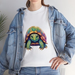 Sea Turtle Shirt / Turtle Gift for gamers / Colourful Turtle Shirt / Cute Animal Lover TShirt