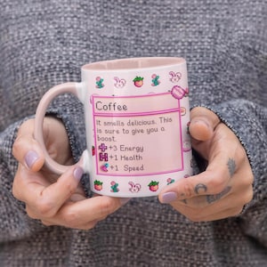 Girly Stardew Valley Mug, Stardew Valley Gift, Valley Coffee Mug, Stardew Valley Game, Stardew Valley 11 oz Cup, Stardew Mug, Video Game Mug