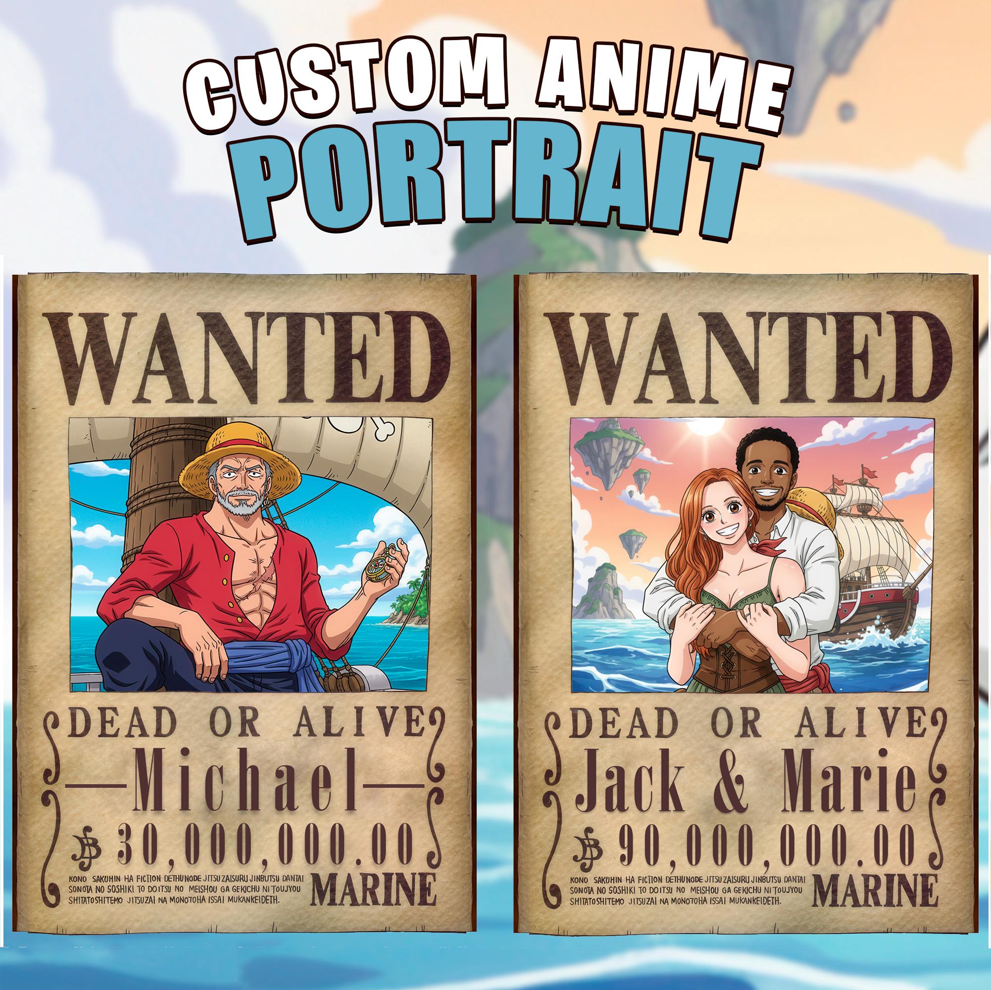 One piece wanted posters - Etsy 日本