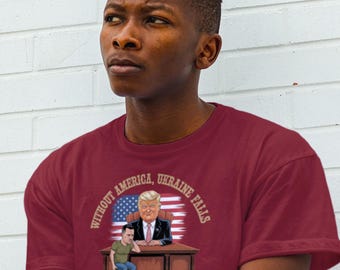 Trump Zelensky Shirt Trump Vance 2024-2028 Tee American Flag Gift Political Humor Shirt Trump Supporter Tee American Patriot Shirt Funny Tee