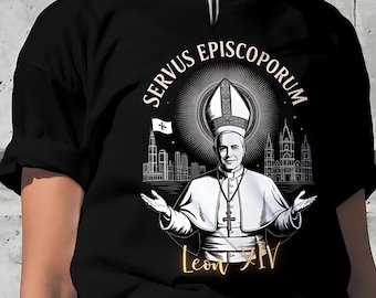 Pope Leo XIV Shirt Inspirational Christian Vintage Tee Faith Apparel for Church Events Gift for Believers Tee Leo XIV Papa Vatican Shirt