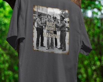 Rage Against the Machine Shirt Political Resistance Tee Fight Oligarchy Tour Leftist Anti Trump Tee Protest Bernie Sanders 1963 Arrest Rage