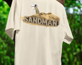 Sandman T Shirt Sandman Graphic Tee Sandman Shirt Desert Sand Art Shirt Unique Sandman Gift Funny Sandman TShirt Unisex Sandman Top