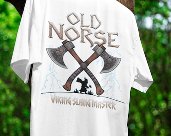 Viking Heritage T-Shirt Norse Mythology Tee Scandinavian Warrior Shirt Medieval Viking Gift For History Lovers Clothing For Real Men Tshirt