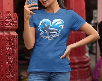 False Killer Whale Shirt Ocean Love Tee Marine Wildlife Rescue Apparel Protect Endangered Species Gift Save The Whales Conservation T-Shirt