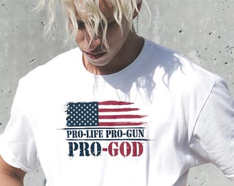 Make America Greatful Again Shirt Flag Republicans Tee Prolife Progun ProGod Shirt Trump Shirt Resistance Tee Patriotic Tee USA Freedom Tee