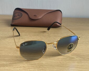 Ray bans vintage - Hexagonal (Oro/Gris)