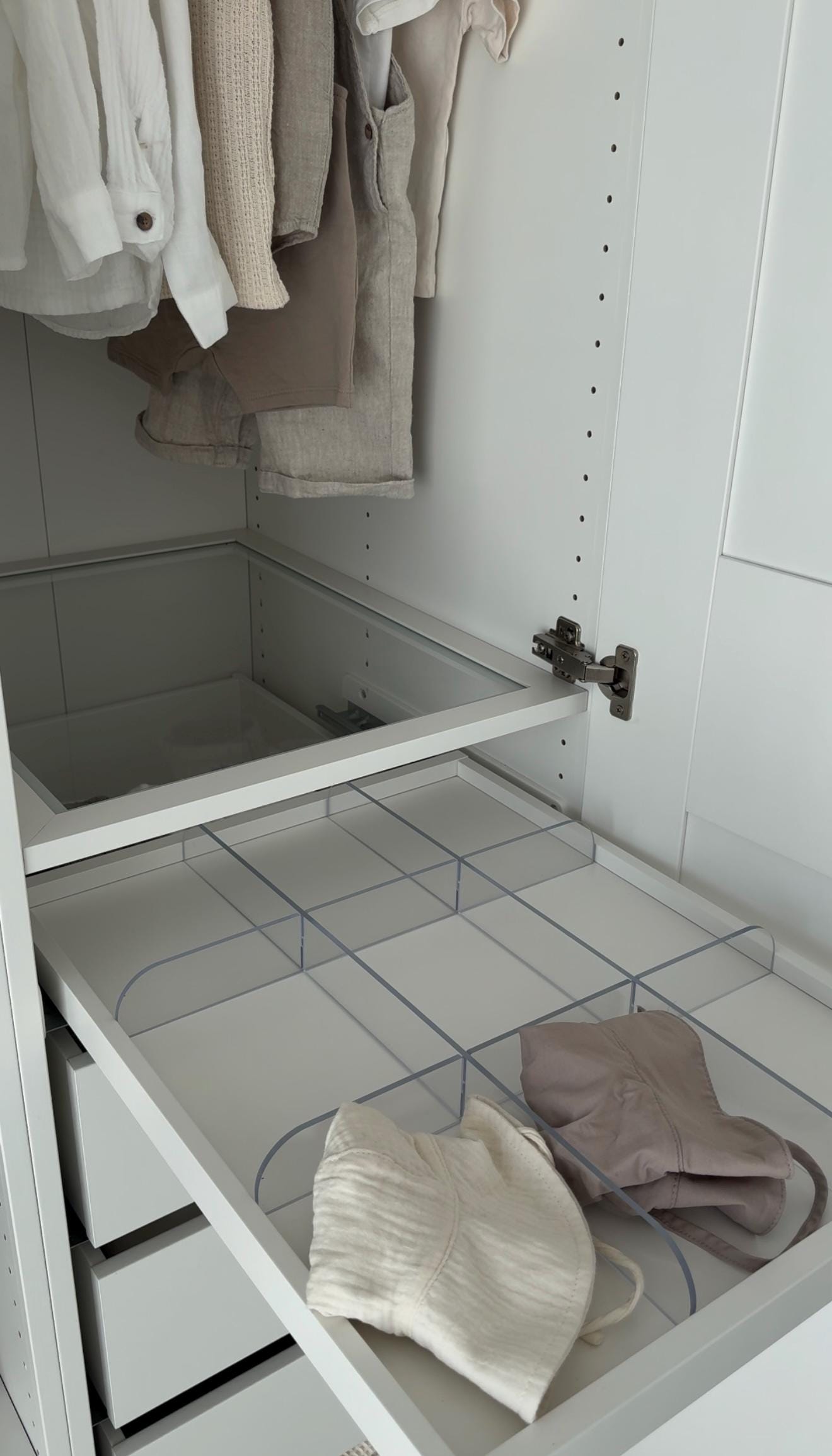 Drawer Divider for IKEA PAX Komplement Pull-out Shelf 50 X 58 Cm