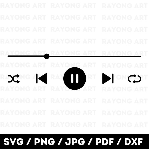 Music Player Svg - Etsy