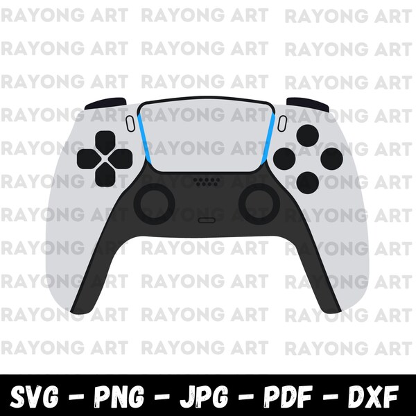 Game Controller SVG Playstation Controller SVG PS5 Controller SVG Digital Clipart Cut Files For Cricut Silhouette