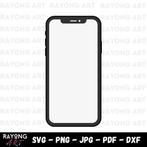 Mobile Phone SVG Phone SVG Mobile PNG Smartphone Vector Smartphone Svg iPhone Svg Cut Files For Cricut Sihouette image 1