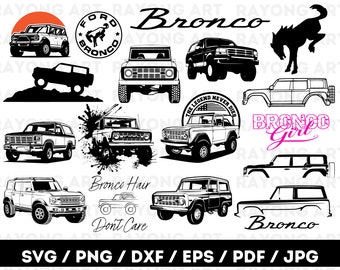 Ford Bronco SVG Bundle, Bronco Svg, 4X4 Svg, Bronco Climbing Mountain svg, Car Logo, Bronco Png, Cricut Silhouette Cut Files, Bronco Vector