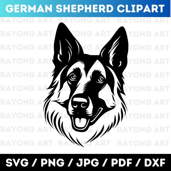 German Shepherd SVG, Alsatian Svg, Police Dog PNG, Dog T-shirt Design Dog Breed SVG, German Shepherd Clipart, Cricut Silhouette Cut File