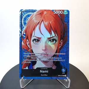 NAMI Custom Header OP03 - Karte One Piece Custom - HYPER-Gloss Vollholo Folie