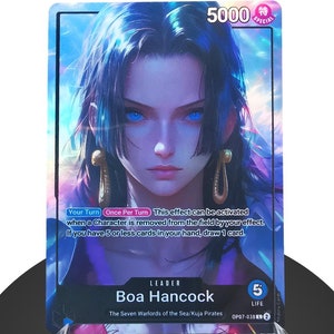 Boa Hancock OP07 Custom Guide - Karte One Piece - HYPER-Gloss Vollholo Folie