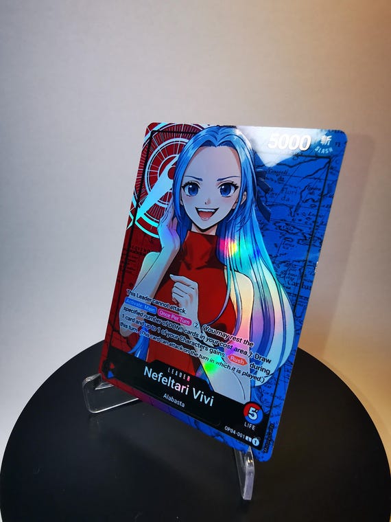 Vivi Custom Leader OP04 – Karte One Piece Custom - Hyper-gloss