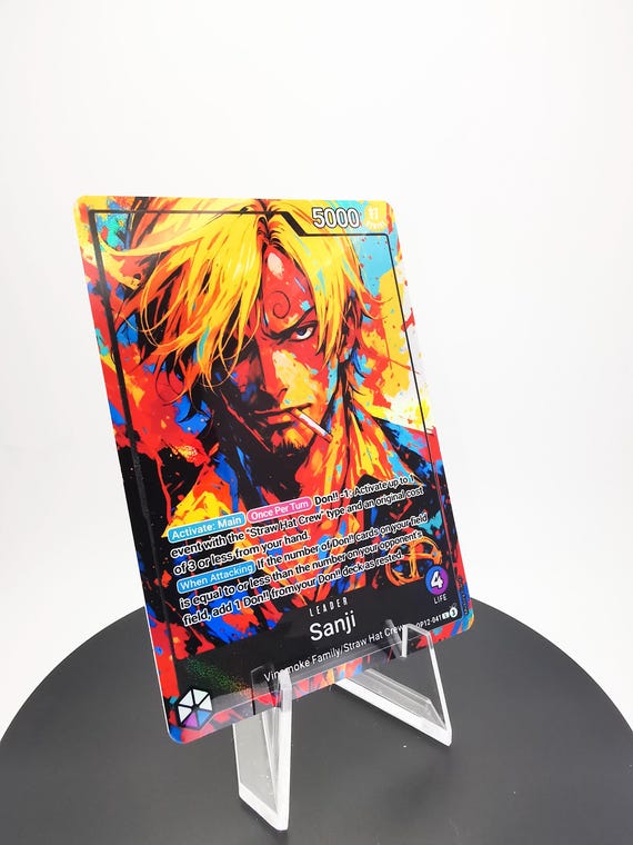 Sanji Custom Leader OP12 –karte One Piece- Hyper-gloss Full Holo