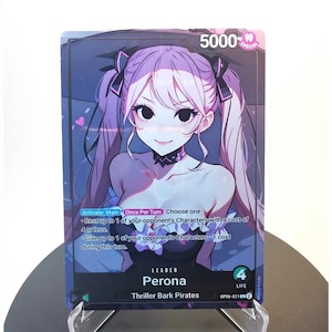 Perona Custom Leader OP06 - Karte One Piece Custom - Film holographique ultra-brillant