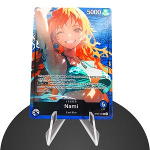 NAMI Custom Leader OP03 – Karte One Piece Custom – HYPER-Gloss Full Holo Foil