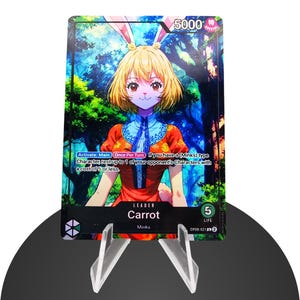 Carrot OP08 Custom Guide - Karte One Piece - HYPER-Gloss Vollholo Folie