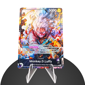 Luffy Leader OP09 Custom - Karte One Piece - Film holographique ultra-brillant
