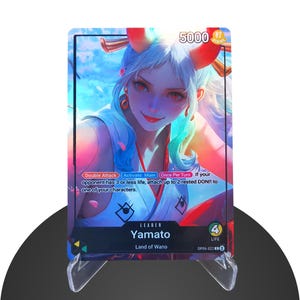 Yamato Custom Leather OP06 - Karte One Piece Custom - HYPER-Gloss Vollholo Folie