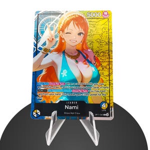 NAMI Custom Leader OP11 - Karte One Piece Custom - Feuille holographique intégrale HYPER-brillante