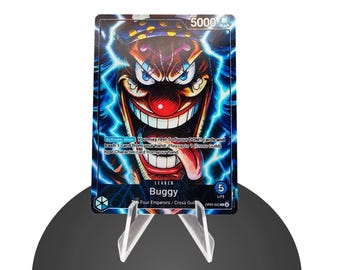Buggy Custom Leader OP09 - Karte One Piece Custom - Film holographique ultra-brillant