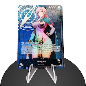 Rebecca OP04 Custom Leader - Karte One Piece - Feuille holographique ultra-brillante