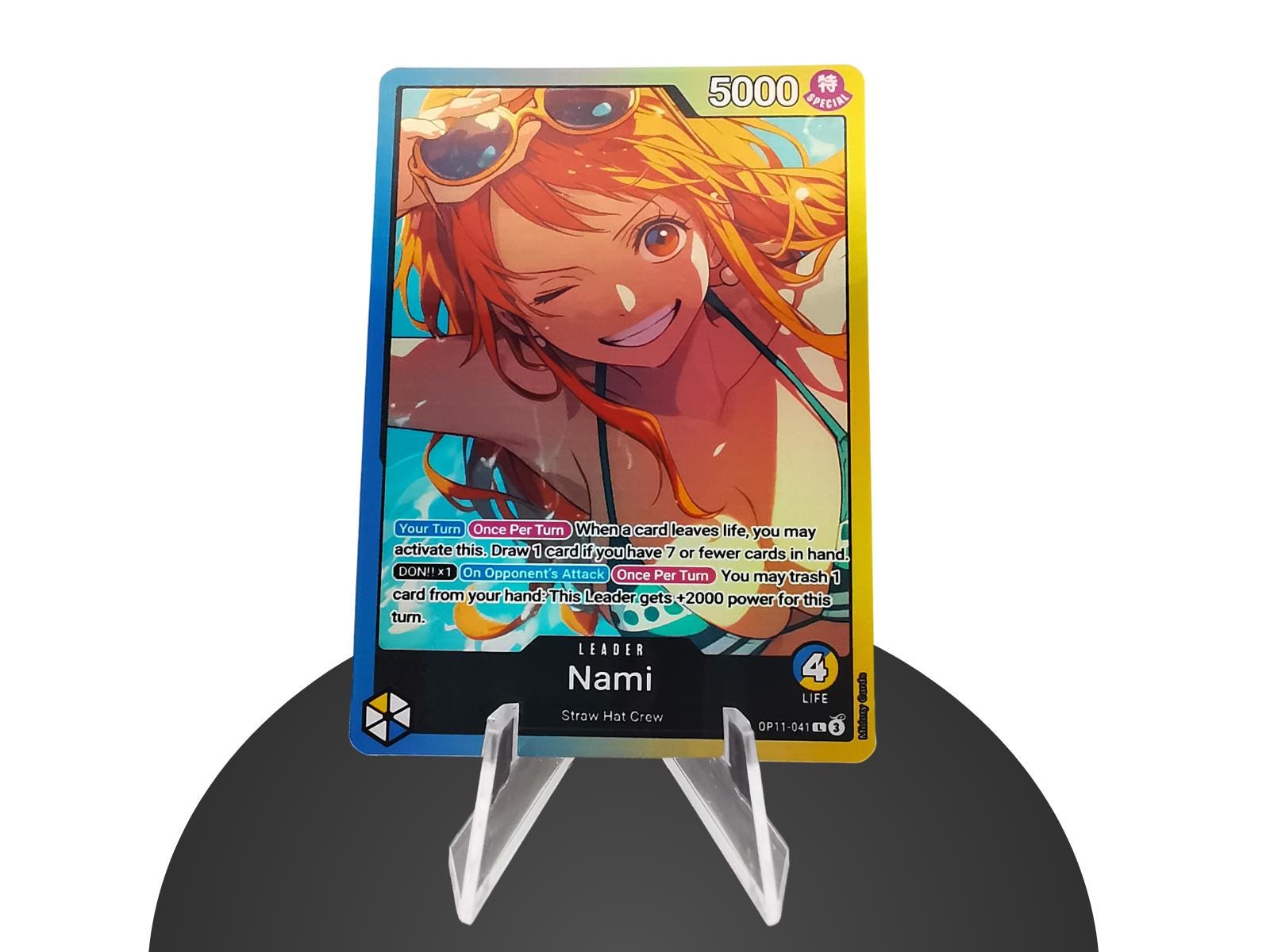 NAMI Custom Leader OP11 – Karte One Piece Custom - Hyper-gloss