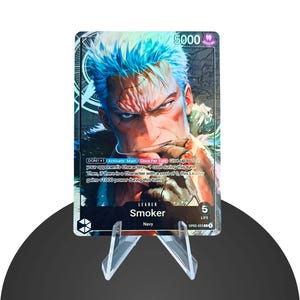 Smoker Leader OP02 Custom - Karte One Piece - Film holographique ultra-brillant