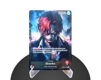 ワンピース プロキシカード ホロ - シャンクス リーダー OP09-001 別