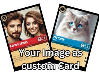 Custom Lorcana Style Card: Personalized Photo Gift