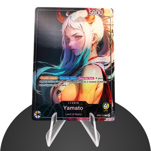 Yamato Custom Leather OP06 - Karte One Piece Custom - HYPER-Gloss Vollholo Folie