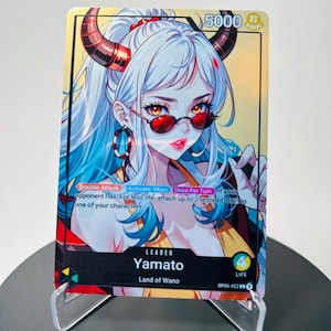 Yamato Custom Leather OP06 - Karte One Piece Custom - HYPER-Gloss Vollholo Folie