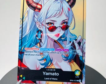 Yamato Custom Leader OP06 – Karte One Piece Custom - HYPER-Gloss Full Holo Foil