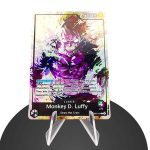 Luffy Leader EB02 Custom – Karte One Piece – HYPER-Gloss Full Holo Foil