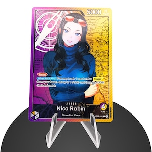 Rico Robin OP09 Custom Guide - Karte One Piece - HYPER-Gloss Vollholo Folie