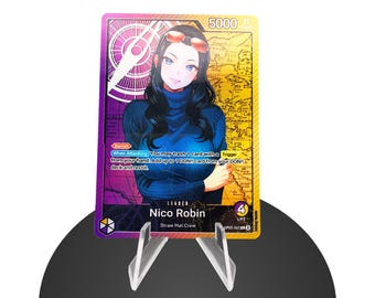 Nico Robin OP09 Custom Leader – Karte One Piece - HYPER-Gloss Full Holo Foil