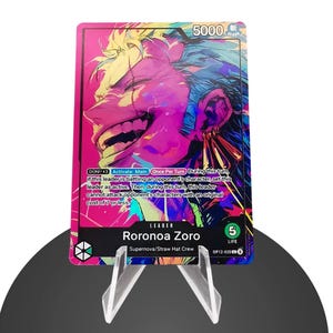 Zoro Leader OP12 Custom – Karte One Piece - Foil olografico completo HYPER-Gloss