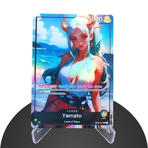 Yamato Custom Leather OP06 - Karte One Piece Custom - HYPER-Gloss Vollholo Folie