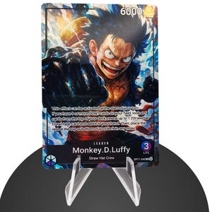 Luffy Leader OP11 Custom – Karte One Piece - HYPER-Gloss Full Holo Foil