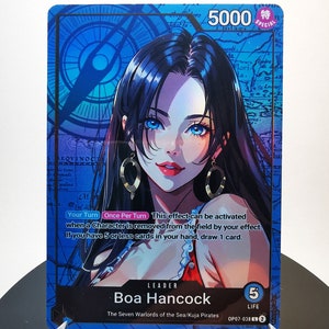Boa Hancock OP07 Custom Guide - Karte One Piece - HYPER-Gloss Vollholo Folie
