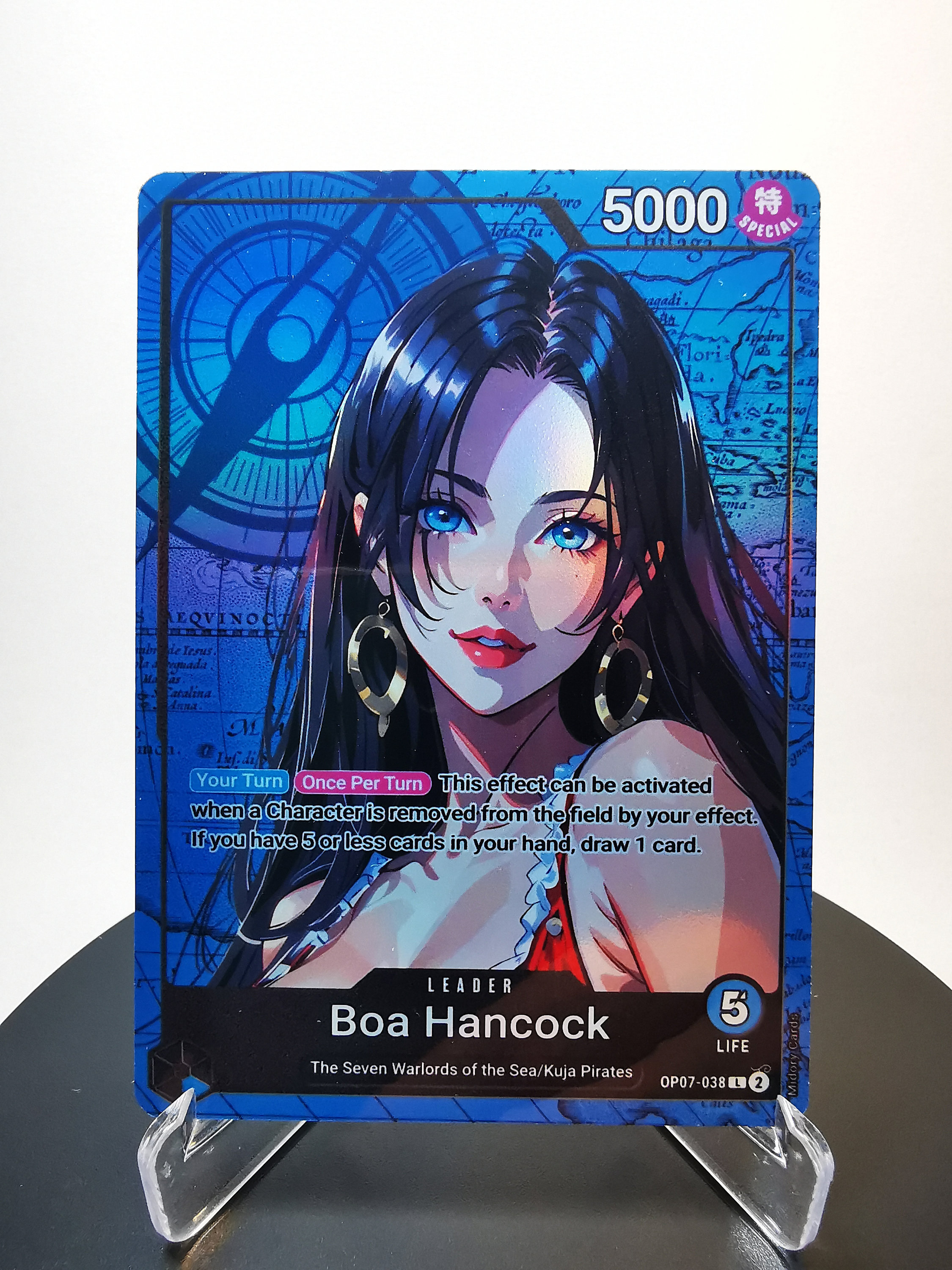 Boa Hancock OP07 Custom Leader – Karte One Piece - Hyper-gloss