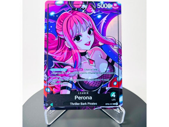 【PORTERNA】Para graphic long one piece Perona Custom Leader OP06 – Karte One Piece Custom - Hyper