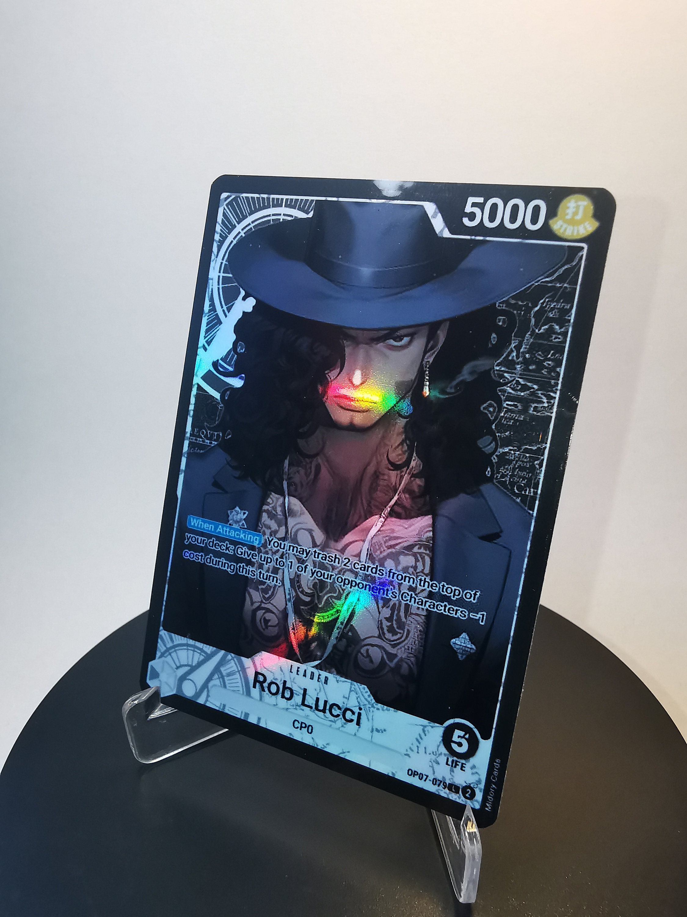 Rob Lucci Custom Leader OP07 – Karte One Piece Custom