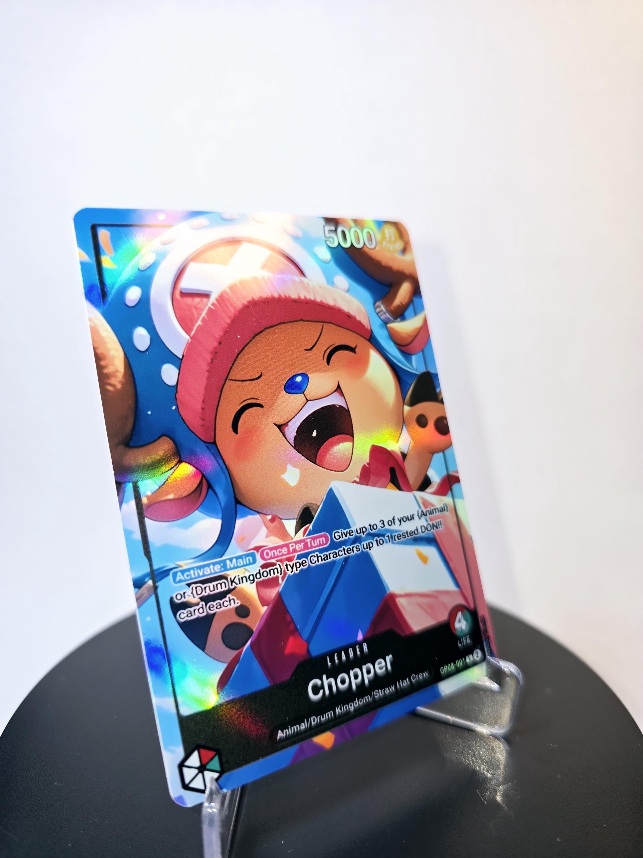 Chopper Custom Leader OP08 – Karte One Piece Custom - Hyper-gloss