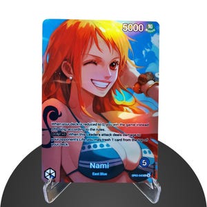NAMI Custom Header OP03 - Karte One Piece Custom - HYPER-Gloss Vollholo Folie