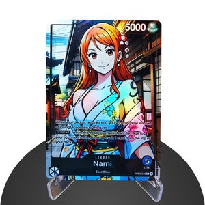 NAMI Custom Header OP03 - Karte One Piece Custom - HYPER-Gloss Vollholo Folie