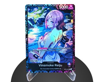reiju card sleeves Vinsmoke (TCG Sleeves) Using these sleeves helps preserve the cards from wear Official Card Sleeves 5: Vinsmoke